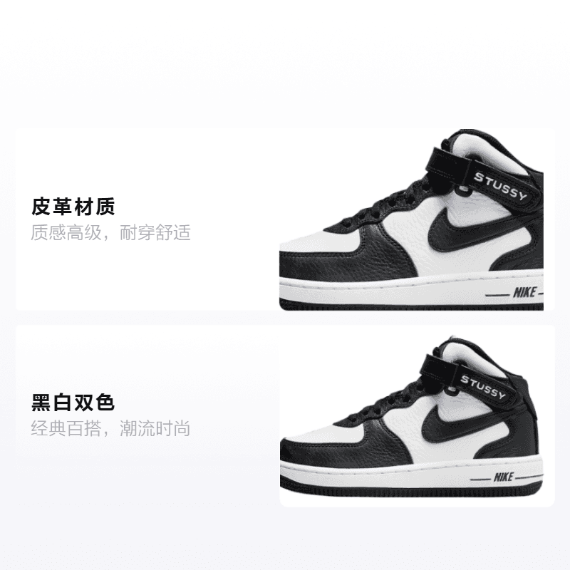 Кроссовки Stussy x Nike Air Force 1 SP - изображение 2