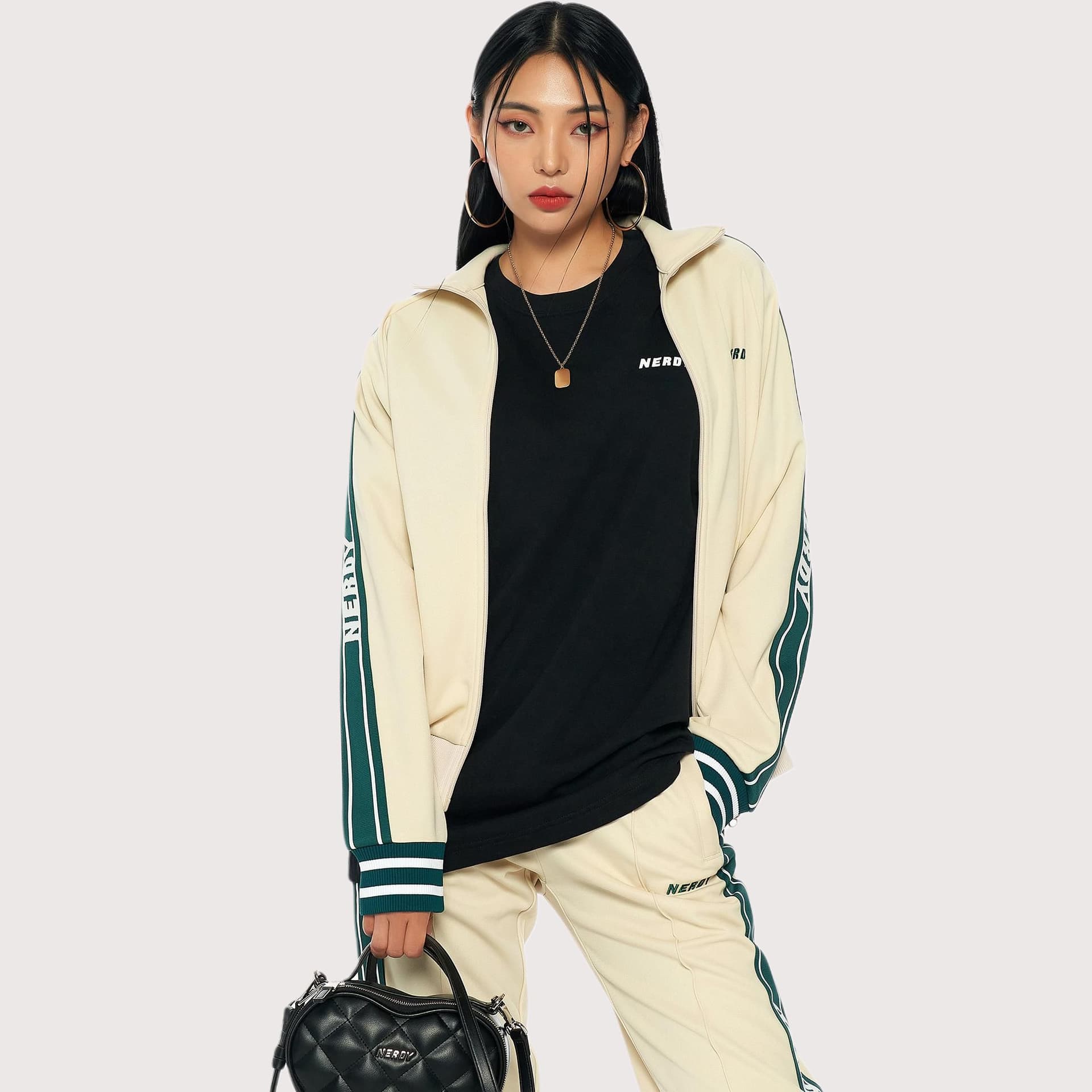 Куртка NERDY FW22 Beige Jacket - изображение 5