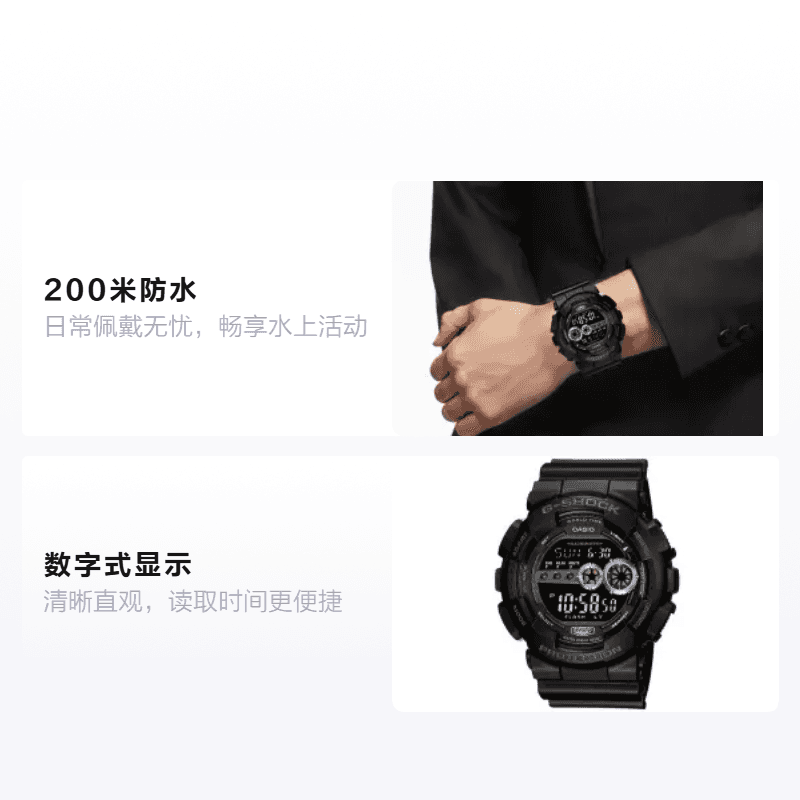 Часы Casio G-Shock GD-100-1B - изображение 2