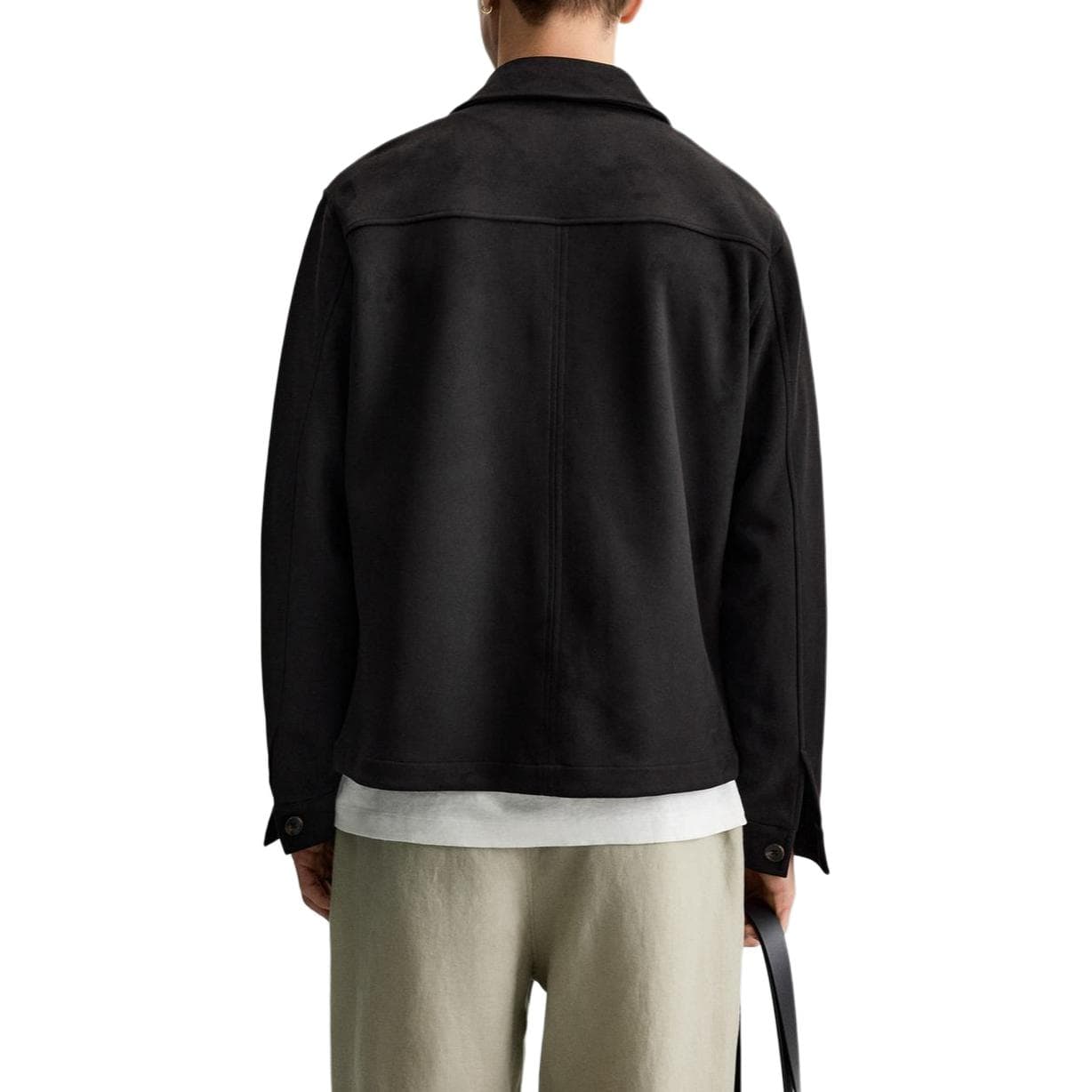 Куртка ZARA Suede Shirt Jacket - изображение 3