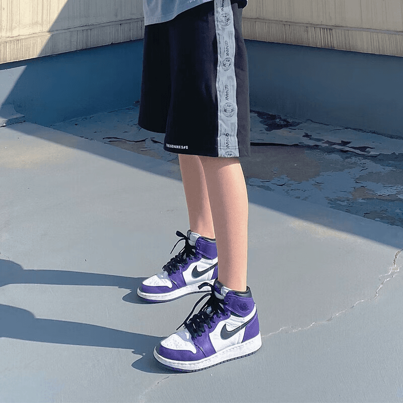 Кроссовки для баскетбола Jordan Air Jordan 1 "Court Purple" GS - изображение 6