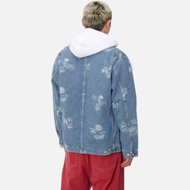 Джинсовая куртка Carhartt WIP Stamp Jacket - изображение 4