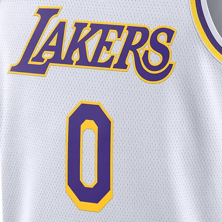 Баскетбольная майка Nike NBA Lakers Westbrook Jersey White - изображение 3