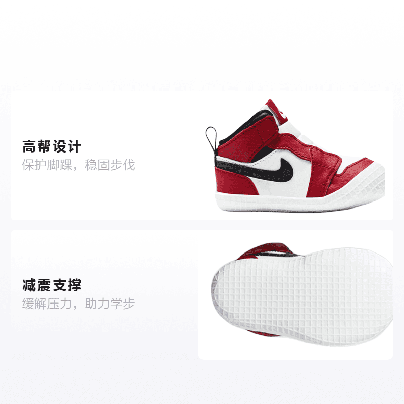 Кроссовки Jordan Air Jordan 1 Crib Bootie - изображение 2
