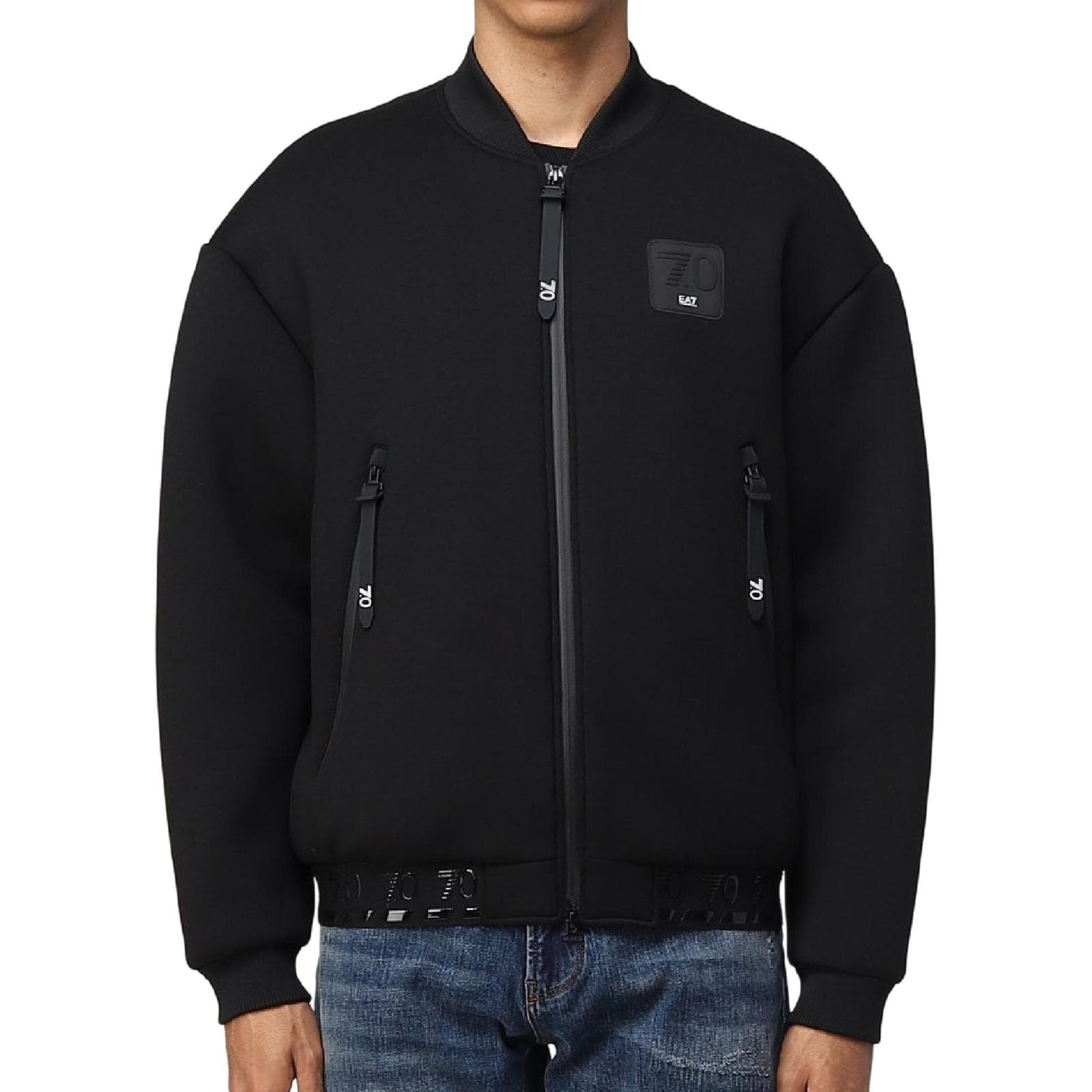 Зимняя куртка пуховик Emporio Armani EA7 Eagle Logo Cotton Jacket - изображение 3