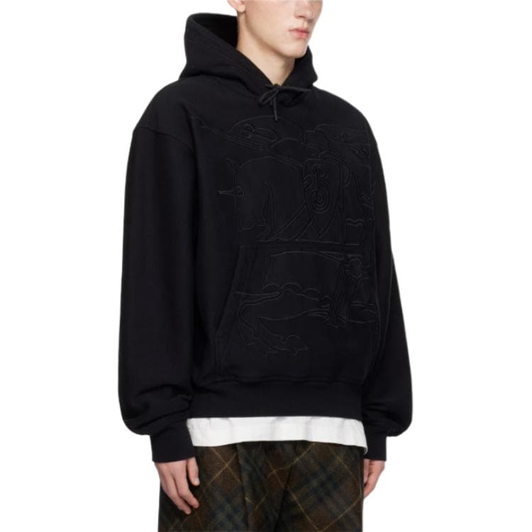 Худи Burberry Hoodie Black — фото 4