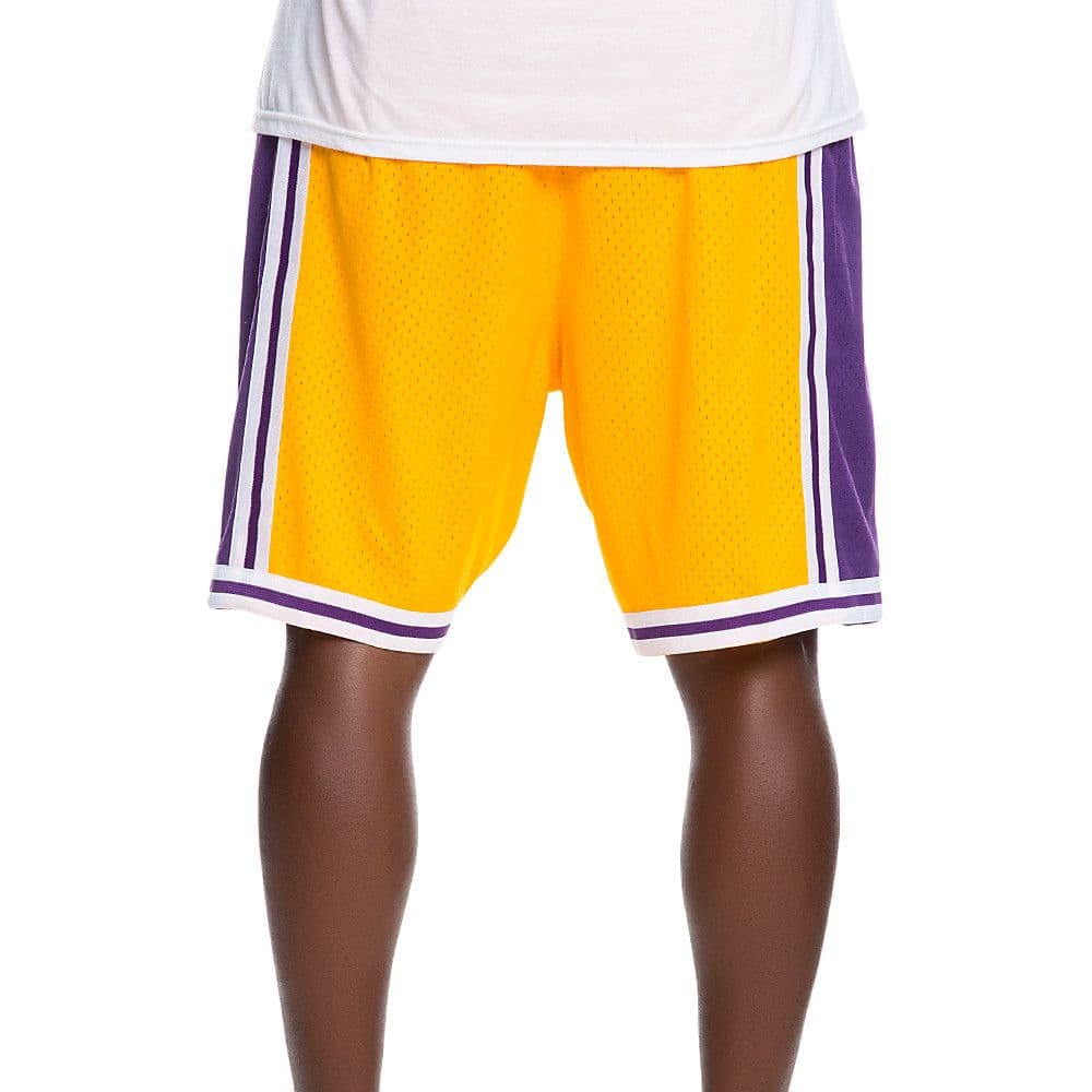 Баскетбольные шорты Mitchell & Ness Swingman Lakers Yellow - изображение 2