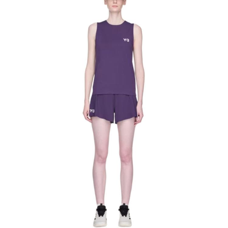 Шорты Y-3 FW25 Tennis Print Logo Slim Fit Comfortable Casual Shorts Women - изображение 2