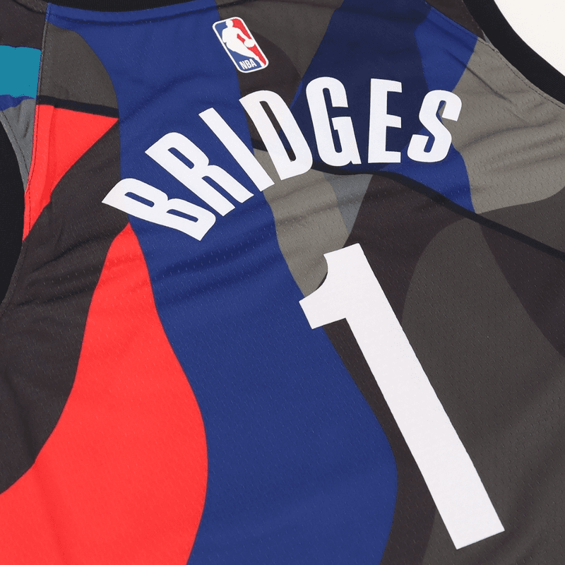 Баскетбольная майка Nike x KAWS Brooklyn Nets Jersey Black - изображение 3