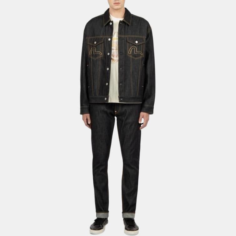 Джинсовая куртка EVISU Denim Jacket - изображение 4