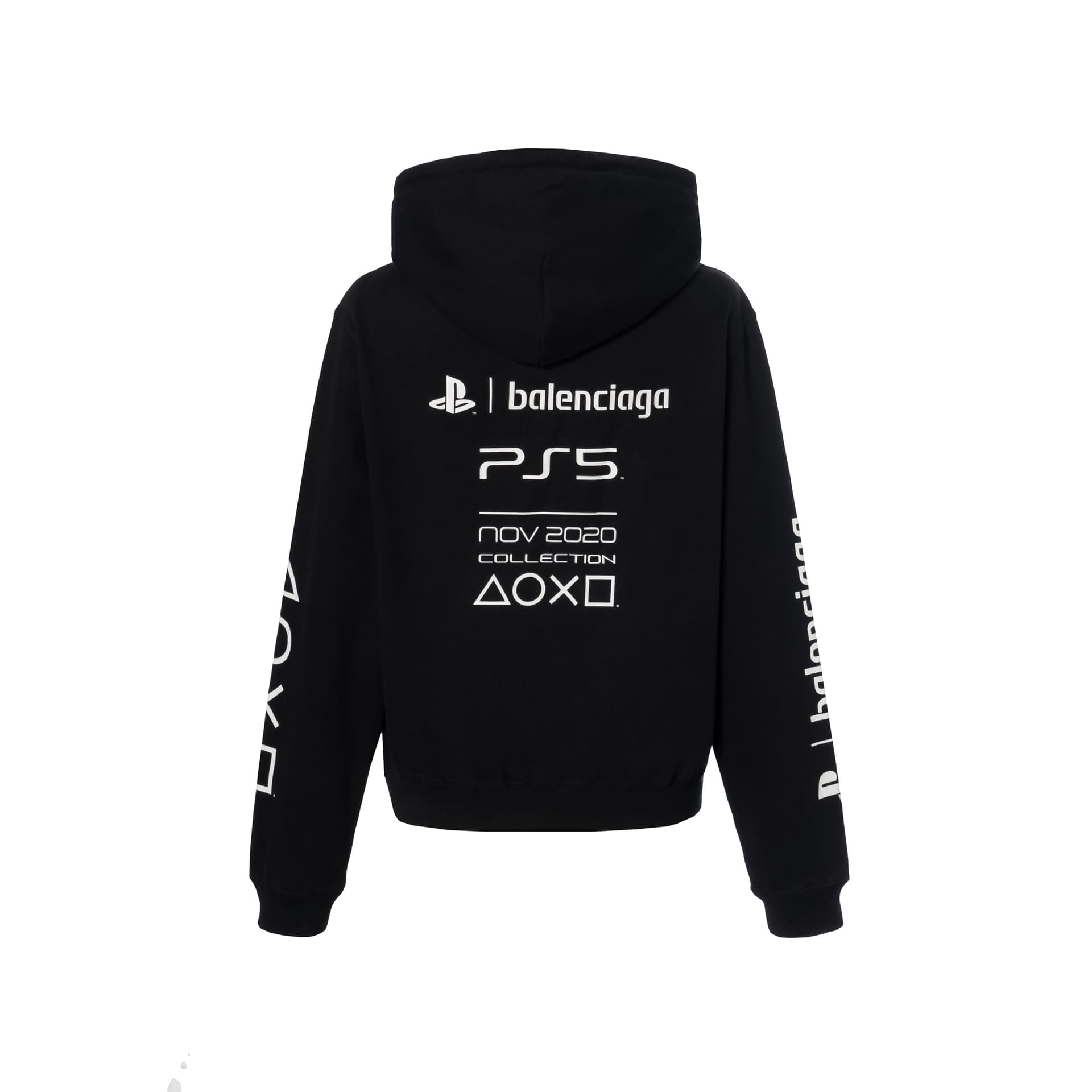 Худи Balenciaga x PlayStation Hoodie Black — фото 2
