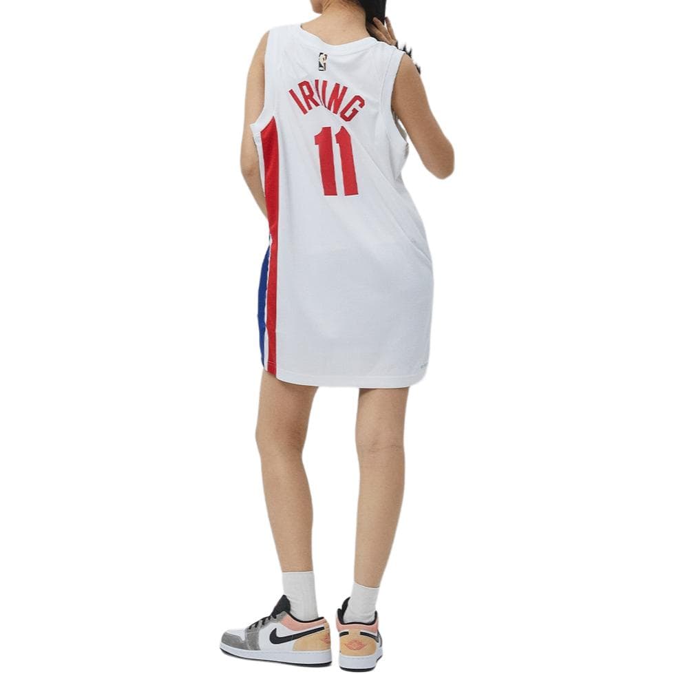 Баскетбольная майка Nike NBA Kyrie 11 Jersey White - изображение 4