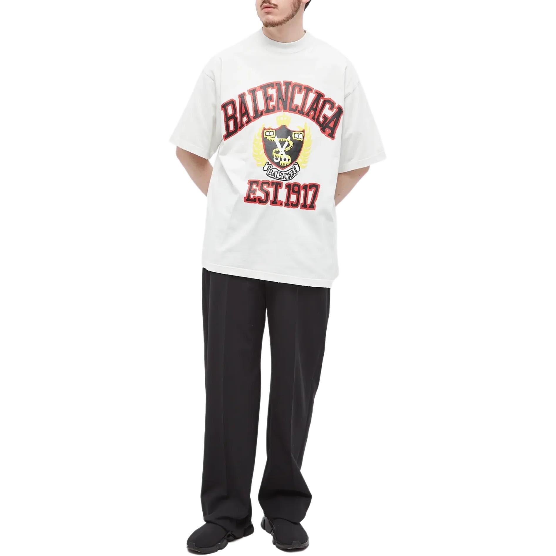 Футболка Balenciaga SS23 White Tee - изображение 3