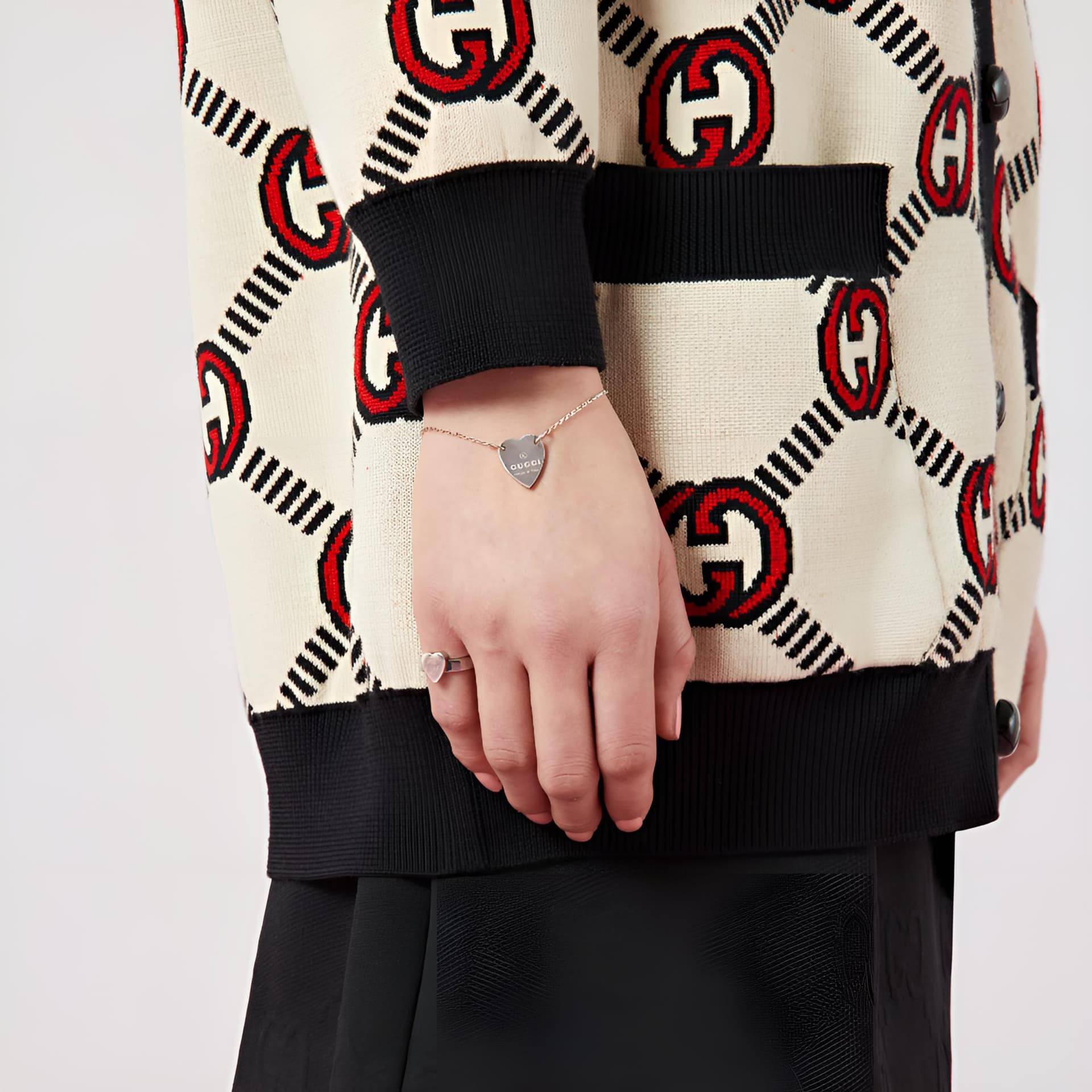 Браслет Gucci Heart Pendant Bracelet - изображение 6