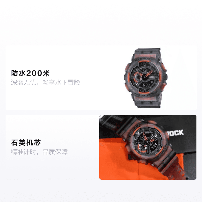 Часы CASIOG-SHOCK 200 GA-110LS-1APRE - изображение 2