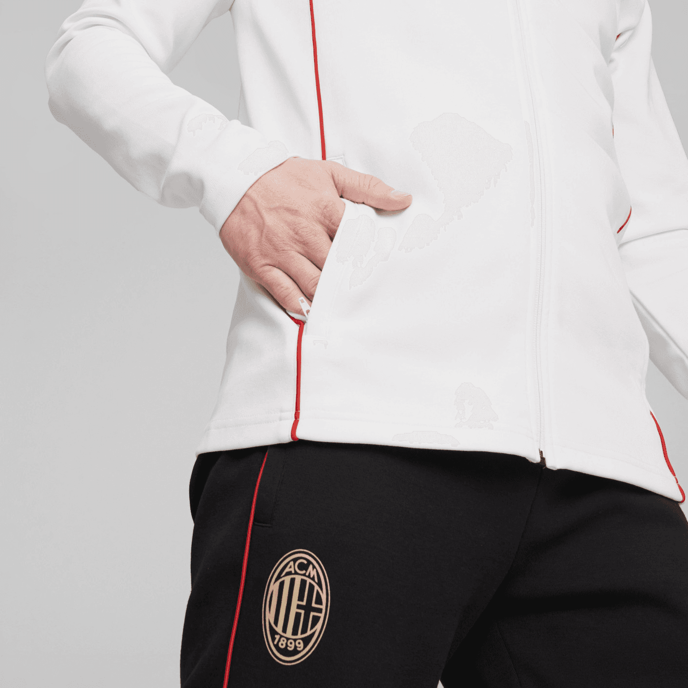 Куртка PUMA AC Milan 2024/25 Training Jacket White - изображение 3