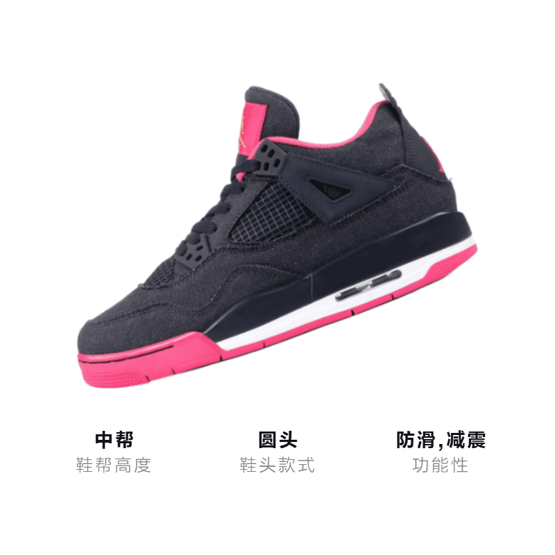 Кроссовки для баскетбола Jordan Air Jordan 4 Retro Denim GS - изображение 3