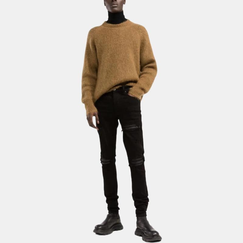 Штаны AMIRI SS22 Black Distressed Skinny Jeans - изображение 3