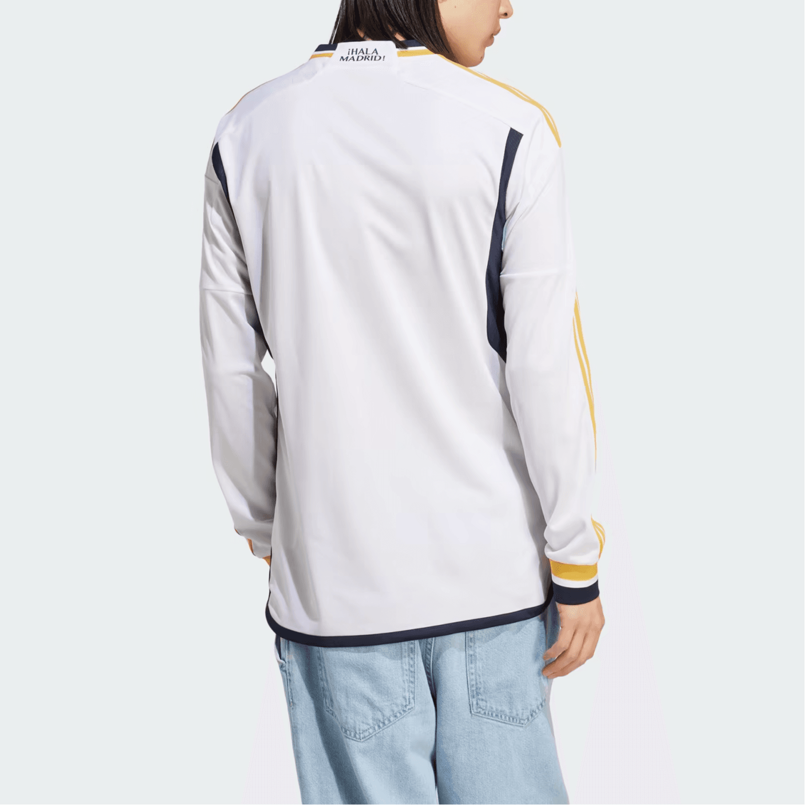 adidas Real Madrid Long Sleeve Soccer Jersey White - изображение 4