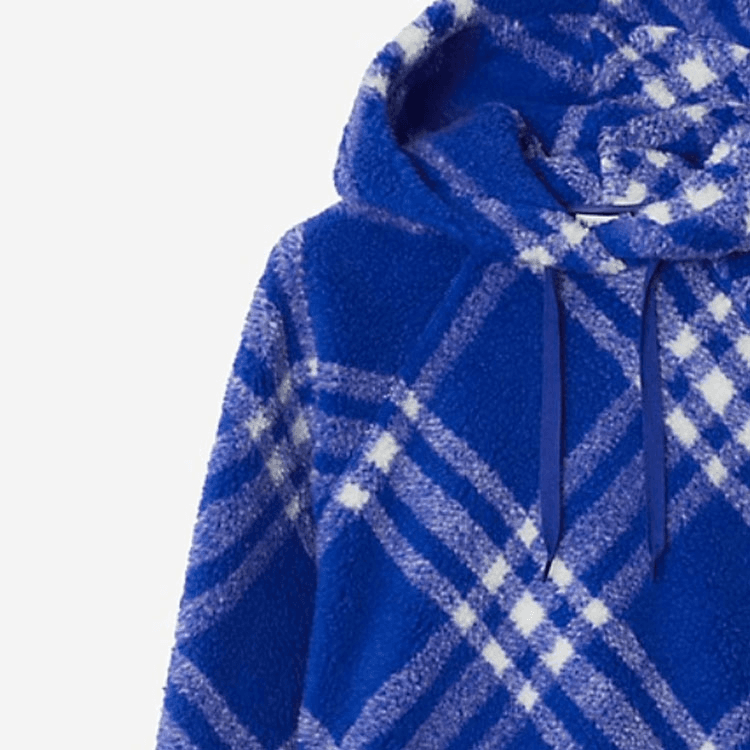 Худи Burberry FW23 Check Hoodie - изображение 6