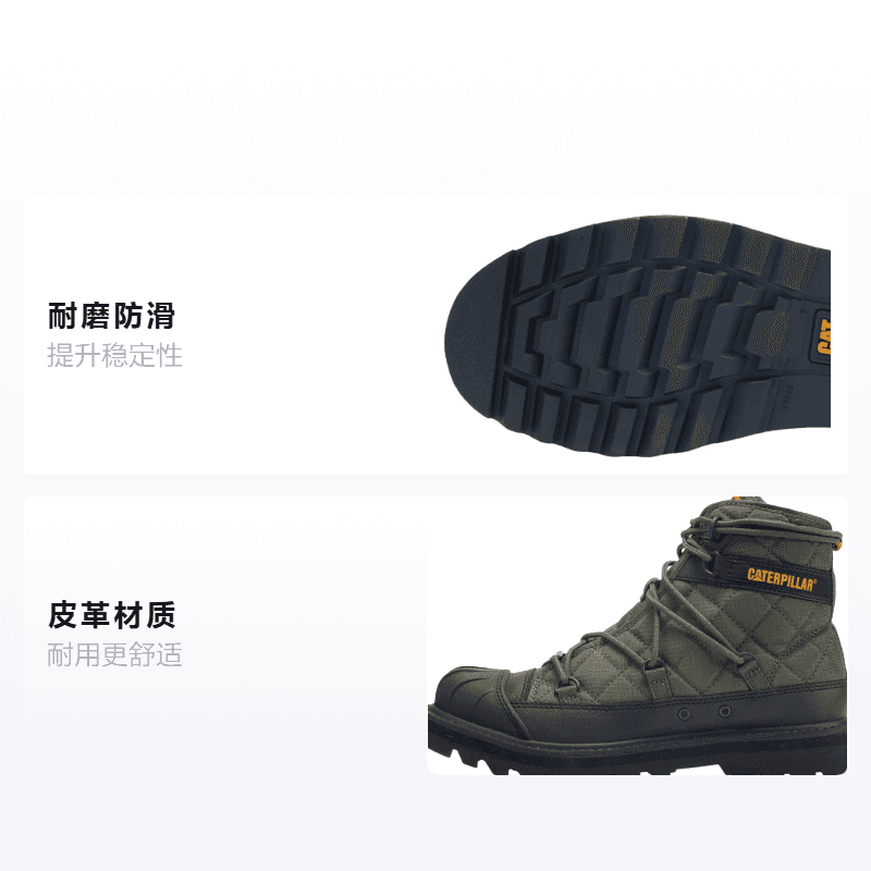 Ботинки уличные Nigel Cabourn x CAT Omaha Alt Lace - изображение 2