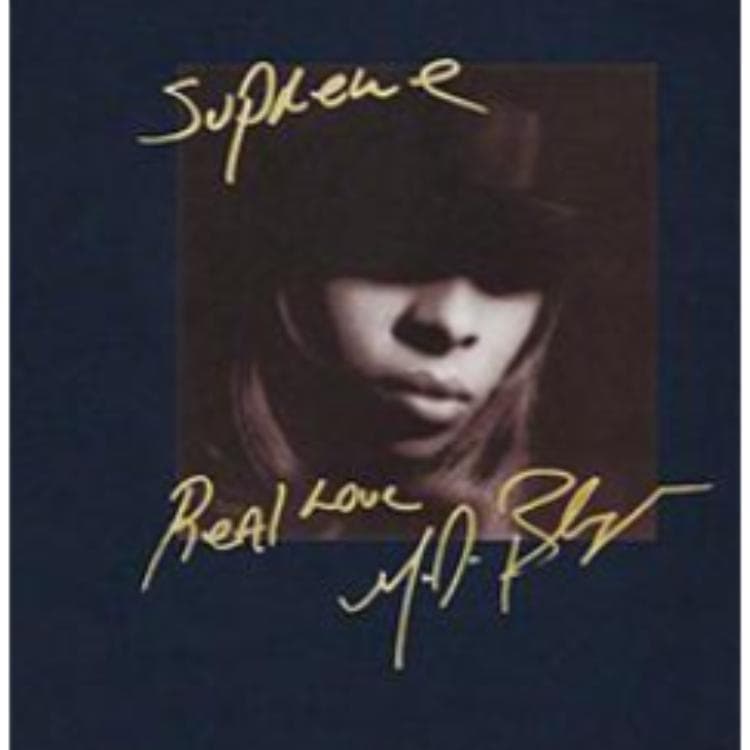 Футболка Supreme Mary J. Blige Tee Navy - изображение 2