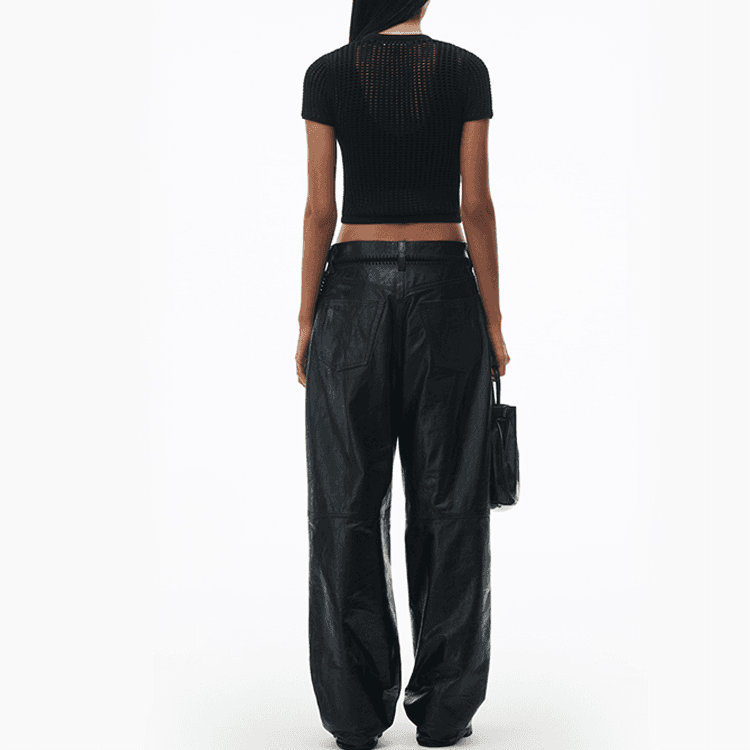 Футболка Alexander Wang SS24 T-Shirt Black — фото 3