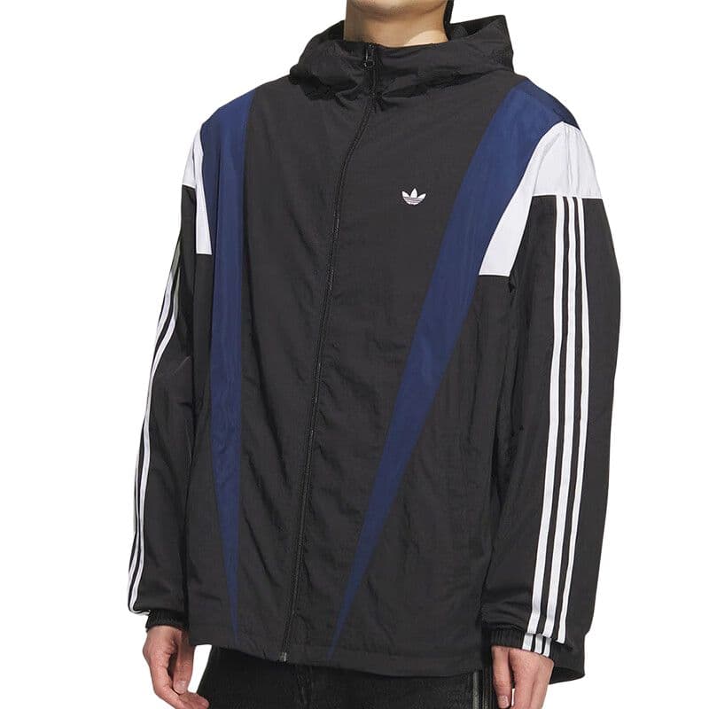 Куртка Adidas Originals WINDBREAKER Мужские Черные Куртки - изображение 3