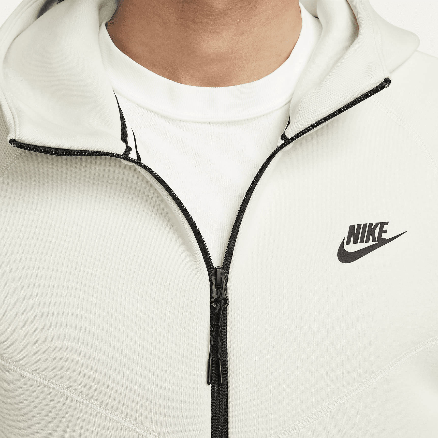 Куртка Nike Hoodie Jacket White - изображение 5