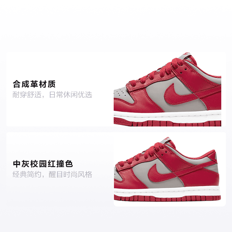 Кроссовки Nike Dunk Low Medium Grey GS - изображение 2