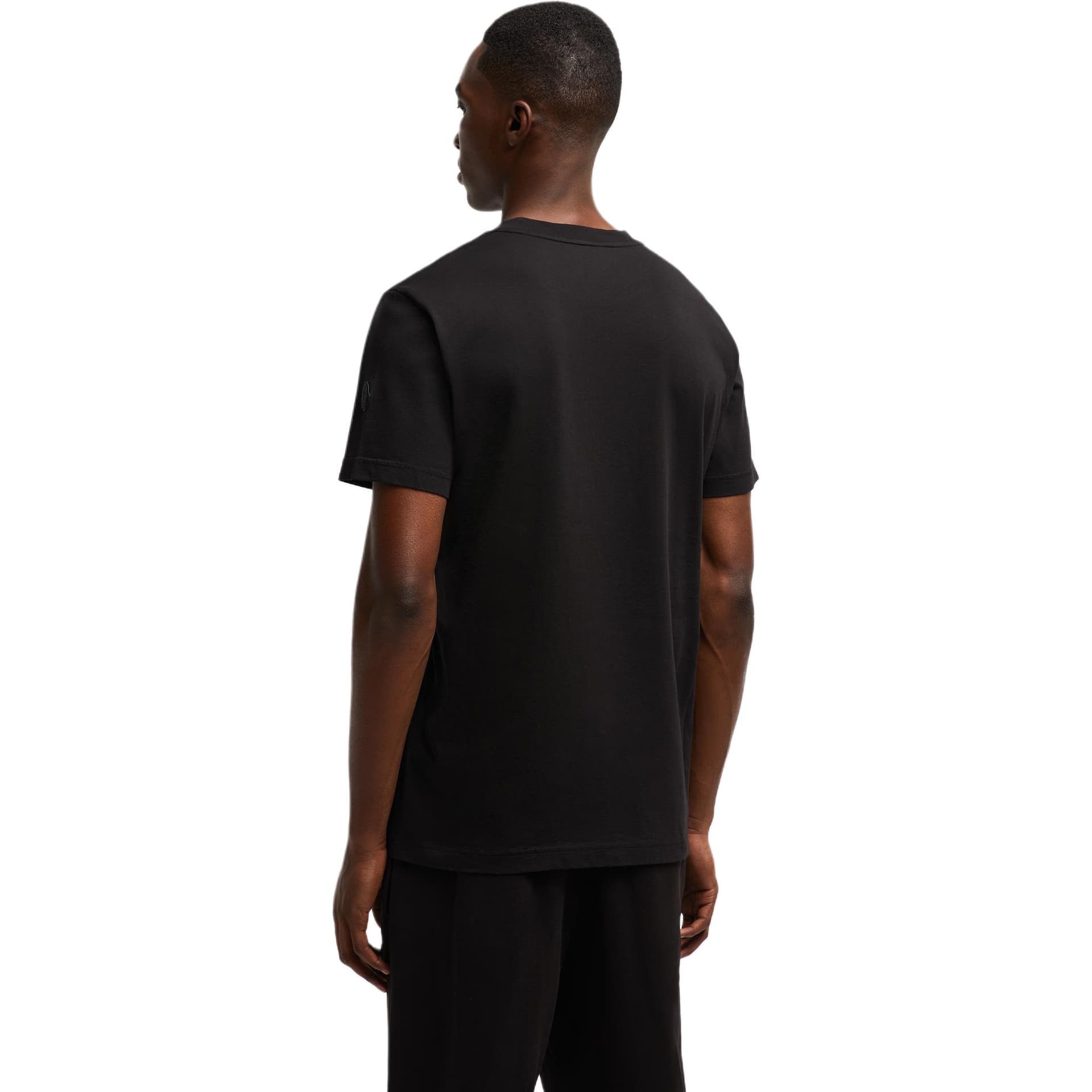 Футболка Moncler Logo Print T-Shirt Black - изображение 4