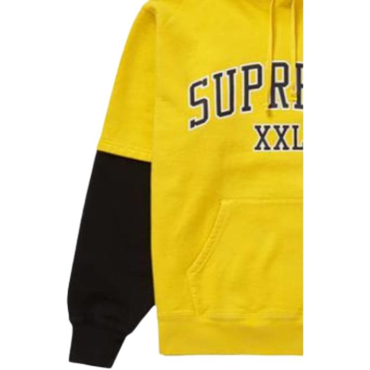Кофта Supreme Hooded Sweatshirt Yellow - изображение 2
