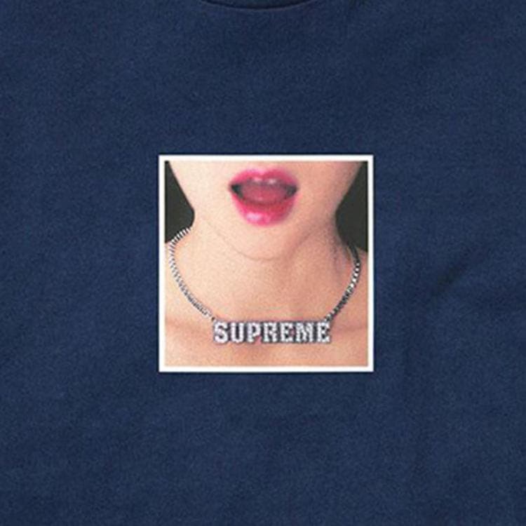 Футболка Supreme SS18 Necklace Tee Navy T - изображение 3