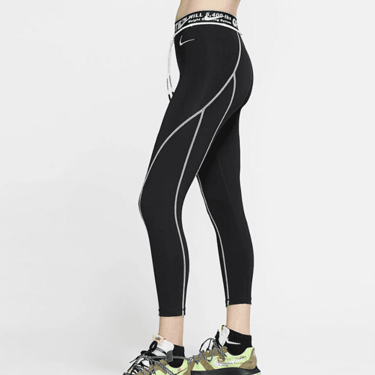 Штаны Nike x OFF-WHITE SS20 Black Leggings - изображение 3