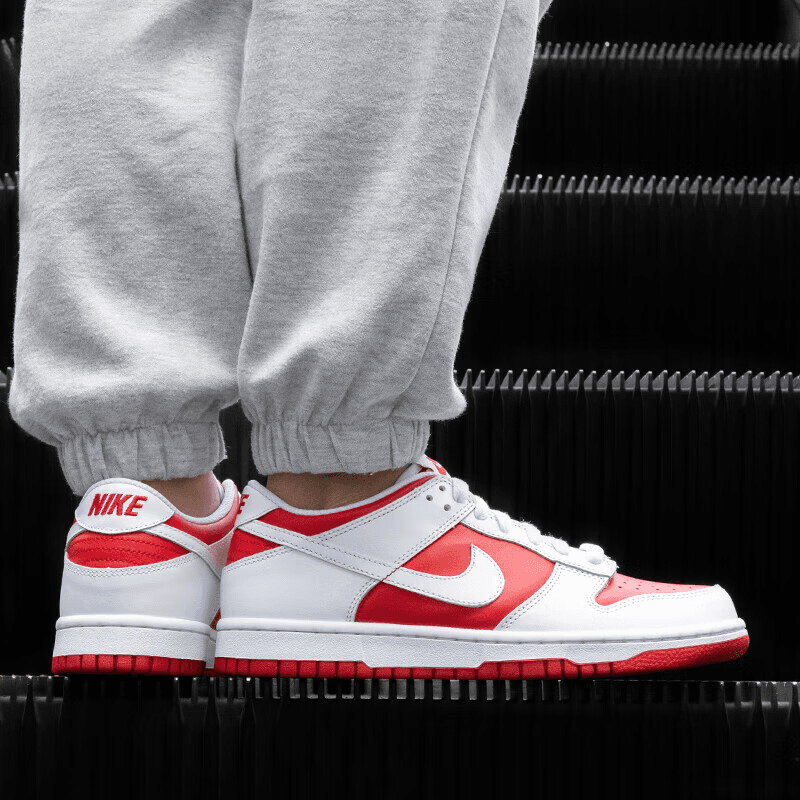 Кроссовки Nike Dunk Low University Red GS - изображение 5