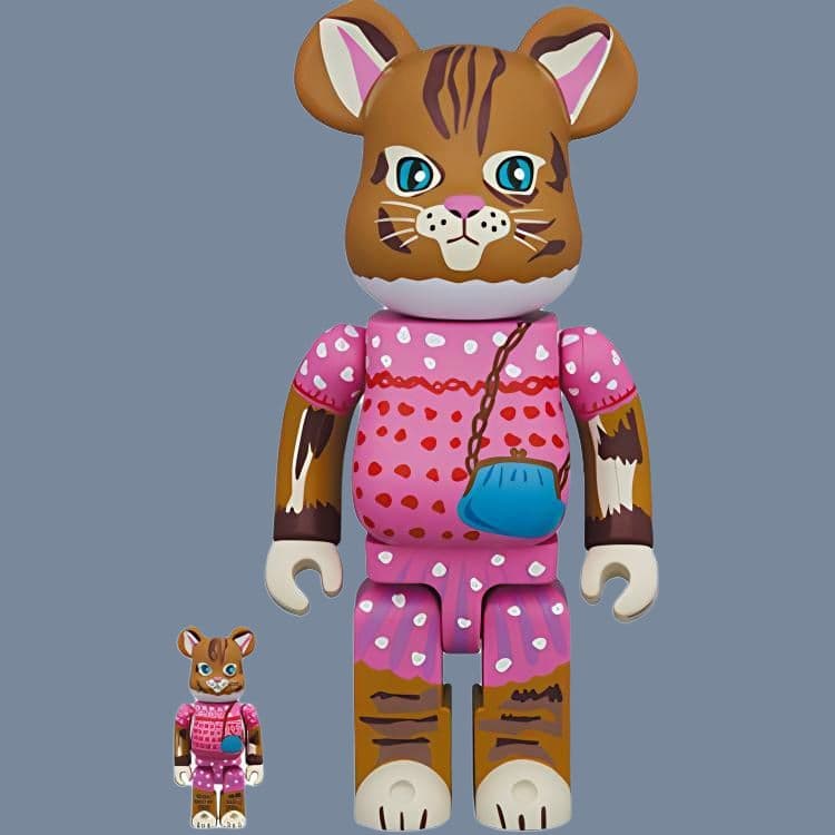Фигурка BE@RBRICK Nathalie Lete Minette Pink 100%400% - изображение 4