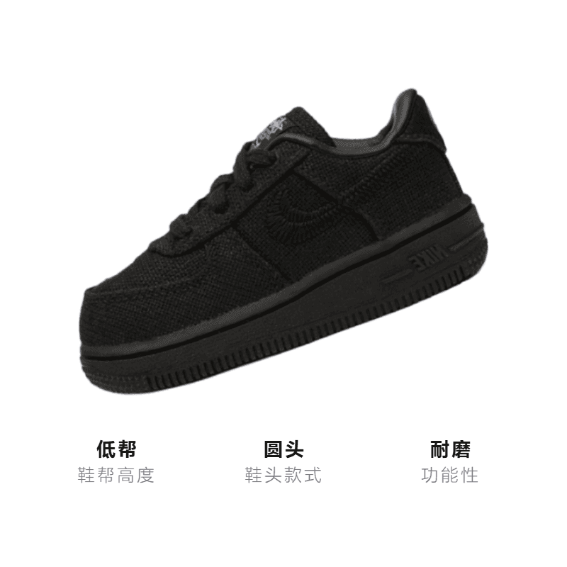 Кроссовки Stussy x Nike Air Force 1 Low - изображение 3