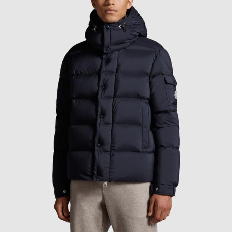 Зимняя куртка Moncler Vezere Short Down Jacket Navy - изображение 3