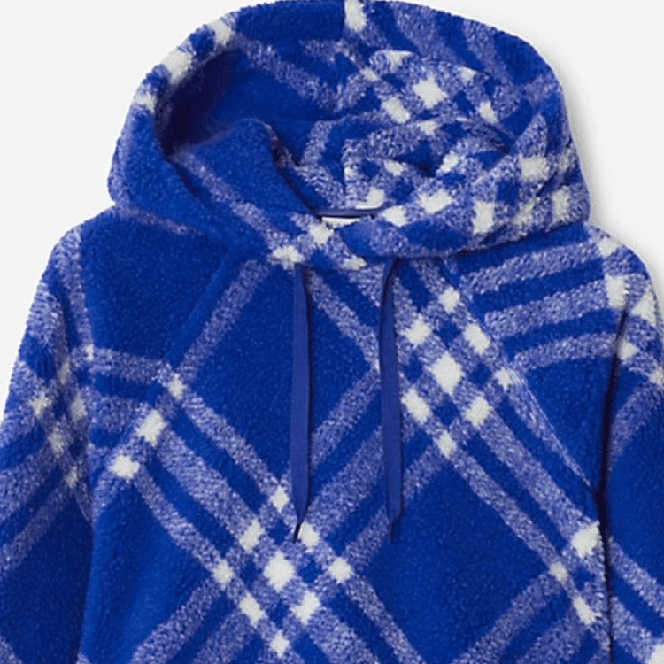 Худи Burberry FW23 Check Hoodie - изображение 8