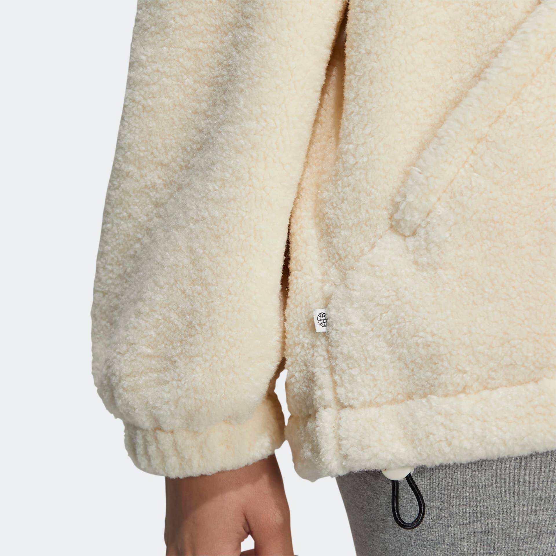 Куртка adidas originals Short Sherpa Jk Logo - изображение 5