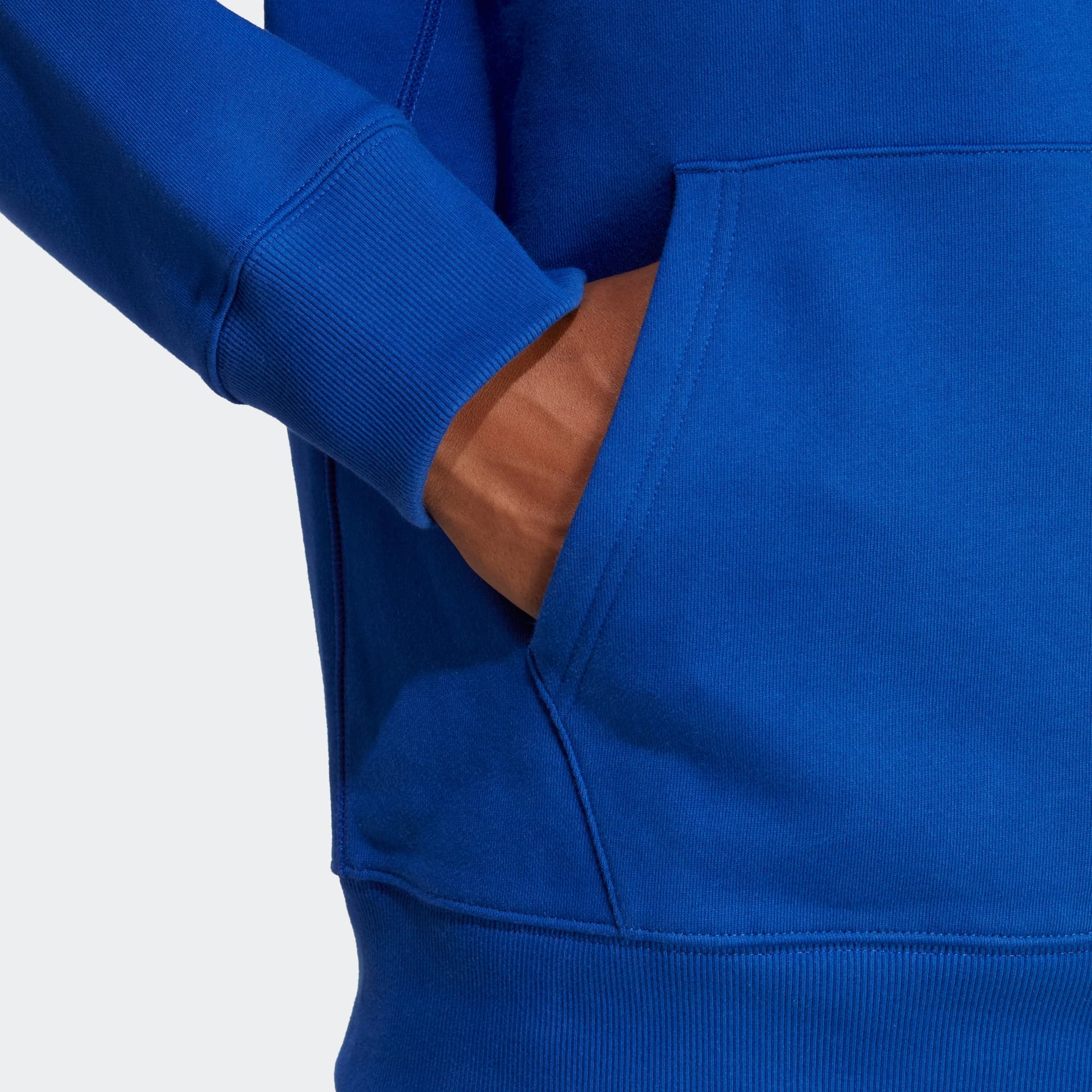 Худи adidas Originals Hoodie Fluorescent Blue - изображение 5