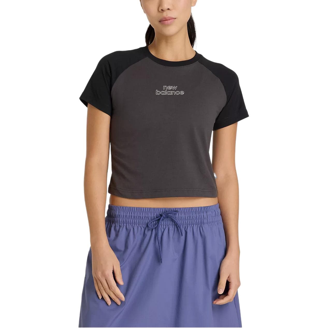 Футболка New Balance Raglan Sleeve T-Shirt Black - изображение 3