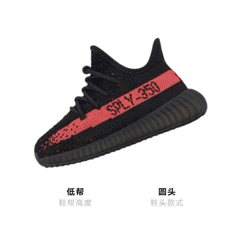 Кроссовки adidas originals Yeezy Boost 350 V2 "Core Black Red" - изображение 2