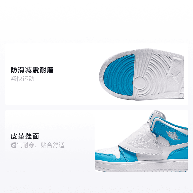 Кроссовки для баскетбола Jordan Air Jordan 1 Sky - изображение 2