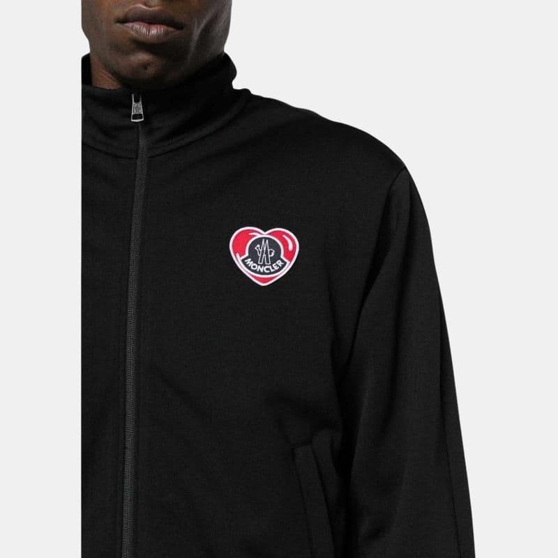 Куртка Moncler Moncoeur Motif Zip-Up Sweatshirt - изображение 5