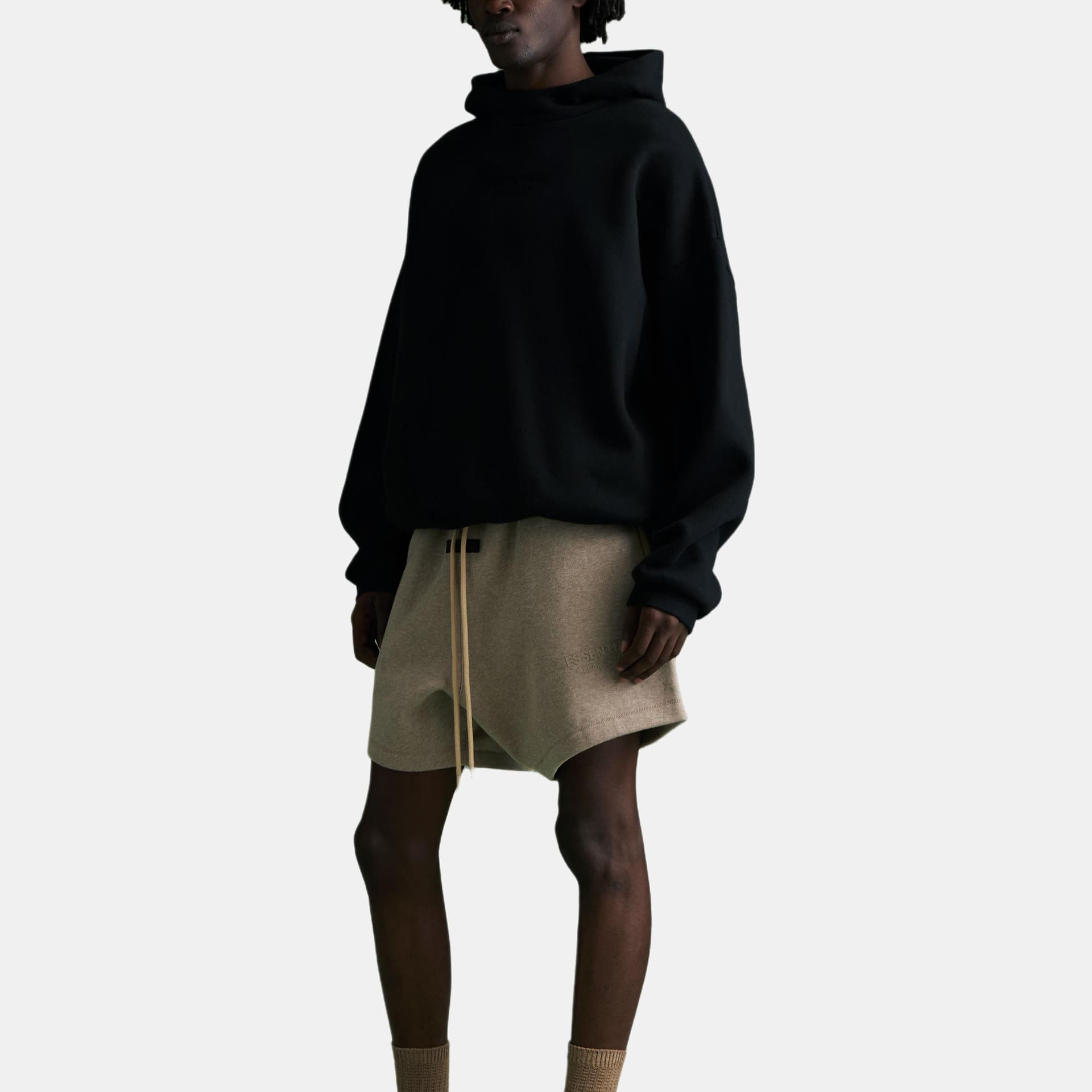 Худи Fear of God Essentials FW23 Hoodie Jet Black - изображение 5