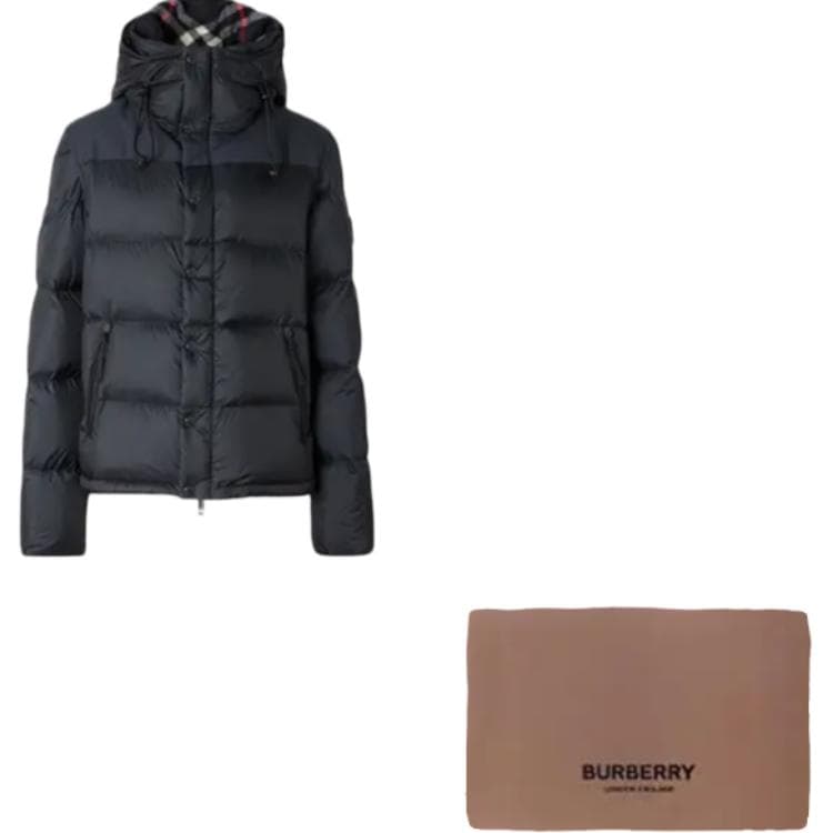 Зимняя куртка Burberry Navy Down Jacket - изображение 5