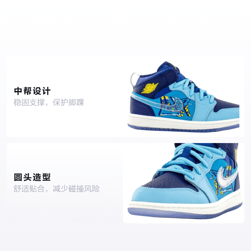 Кроссовки для баскетбола Jordan Air Jordan 1 Mid "Fly" - изображение 2