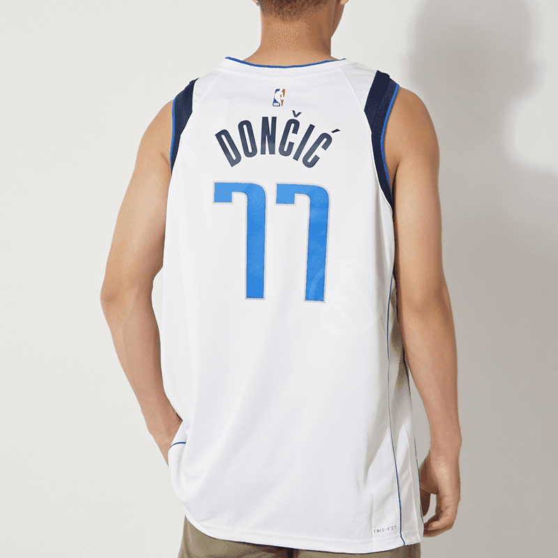 Баскетбольная майка Nike NBA Mavericks Luka 77 Jersey - изображение 5