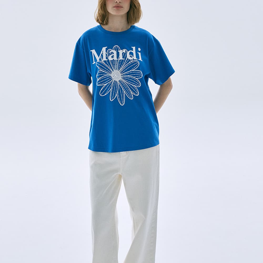 Футболка MARDI MERCREDI FW25 T Рубашка Женская Корейская Стиль - изображение 4